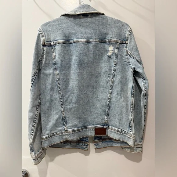Hollister Unisex Faded Blue Denim Jacket - Picture 5 of 7